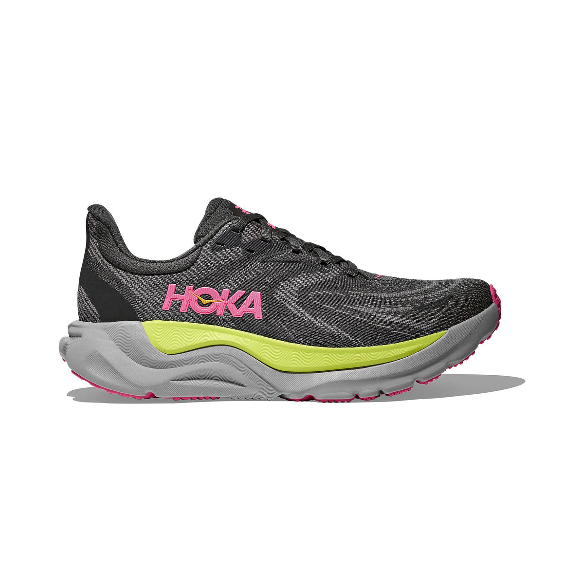 Women's HOKA Arahi 8 CHARCOAL GREY - GREY SKIES running shoe