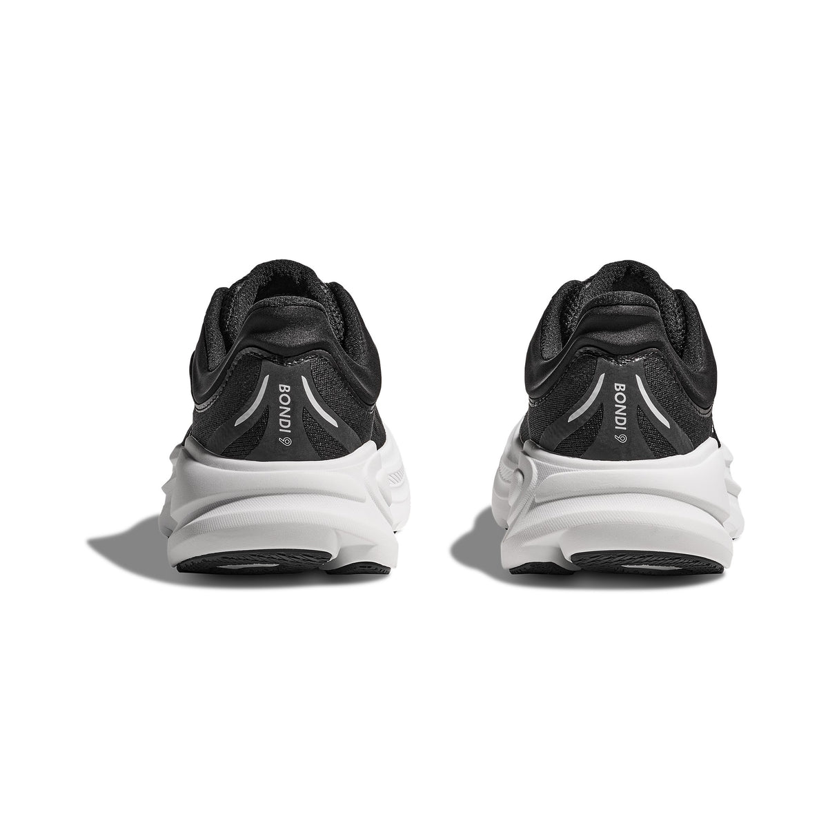 Women's HOKA Bondi 9 Black-White running shoe