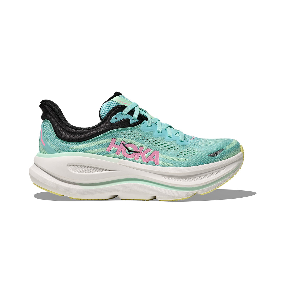 Women's HOKA Bondi 9 Blue Spark -Mint Fluorite running shoe