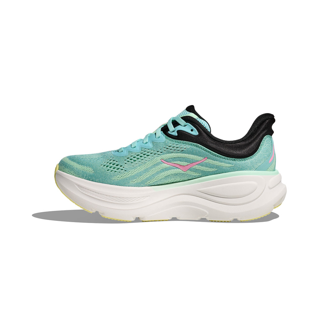 Women's HOKA Bondi 9 Blue Spark -Mint Fluorite running shoe