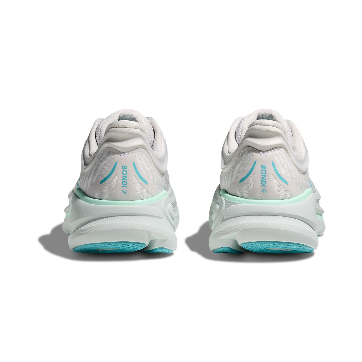 Women's HOKA Bondi 9 Frost-Cielo Blue running shoe