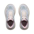 Women's HOKA Bondi 9 Glimmers- Alabaster - Mineral Blue running shoe
