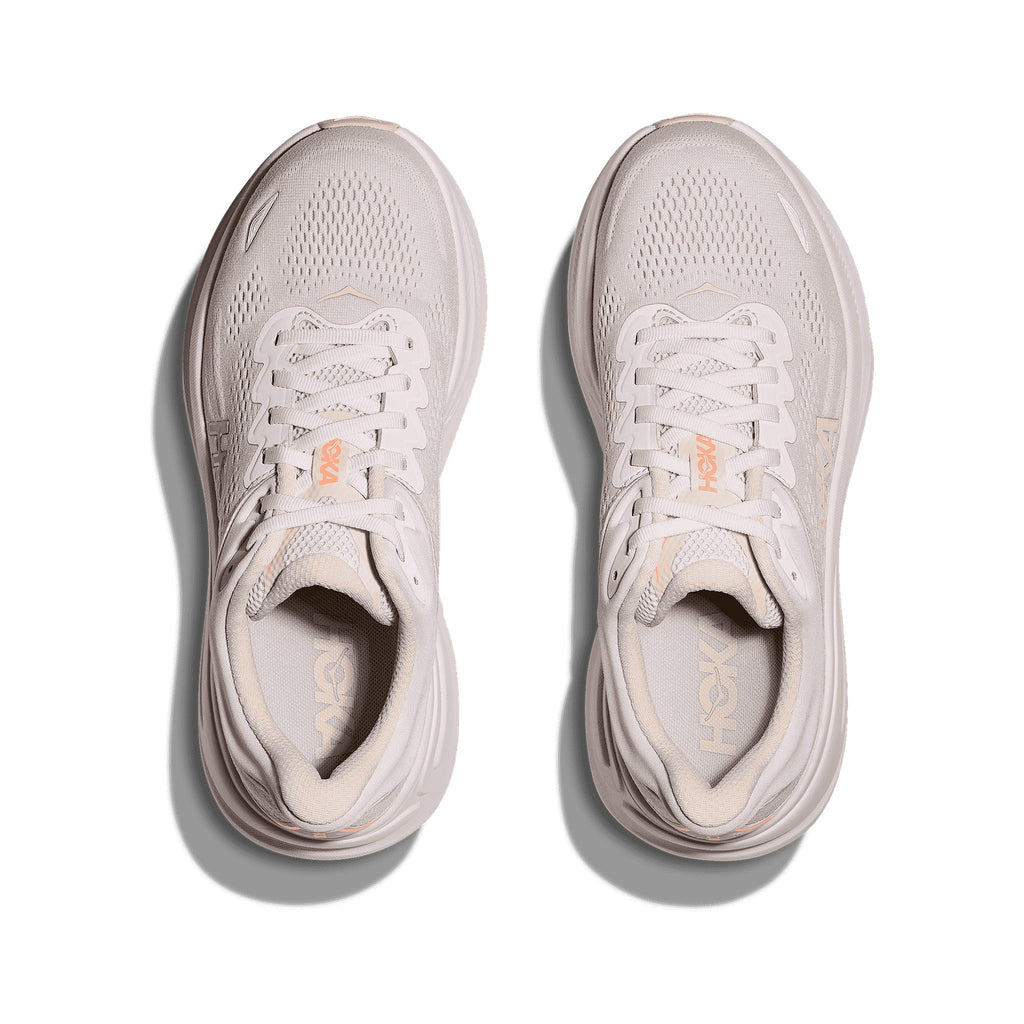 Women's HOKA Bondi 9 lilac cream - tangerine glow running shoe