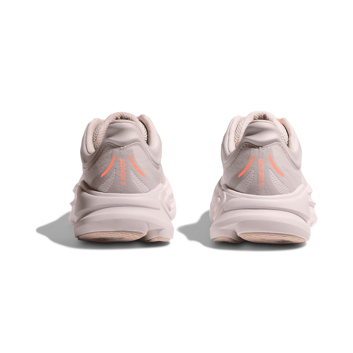Women's HOKA Bondi 9 lilac cream - tangerine glow running shoe