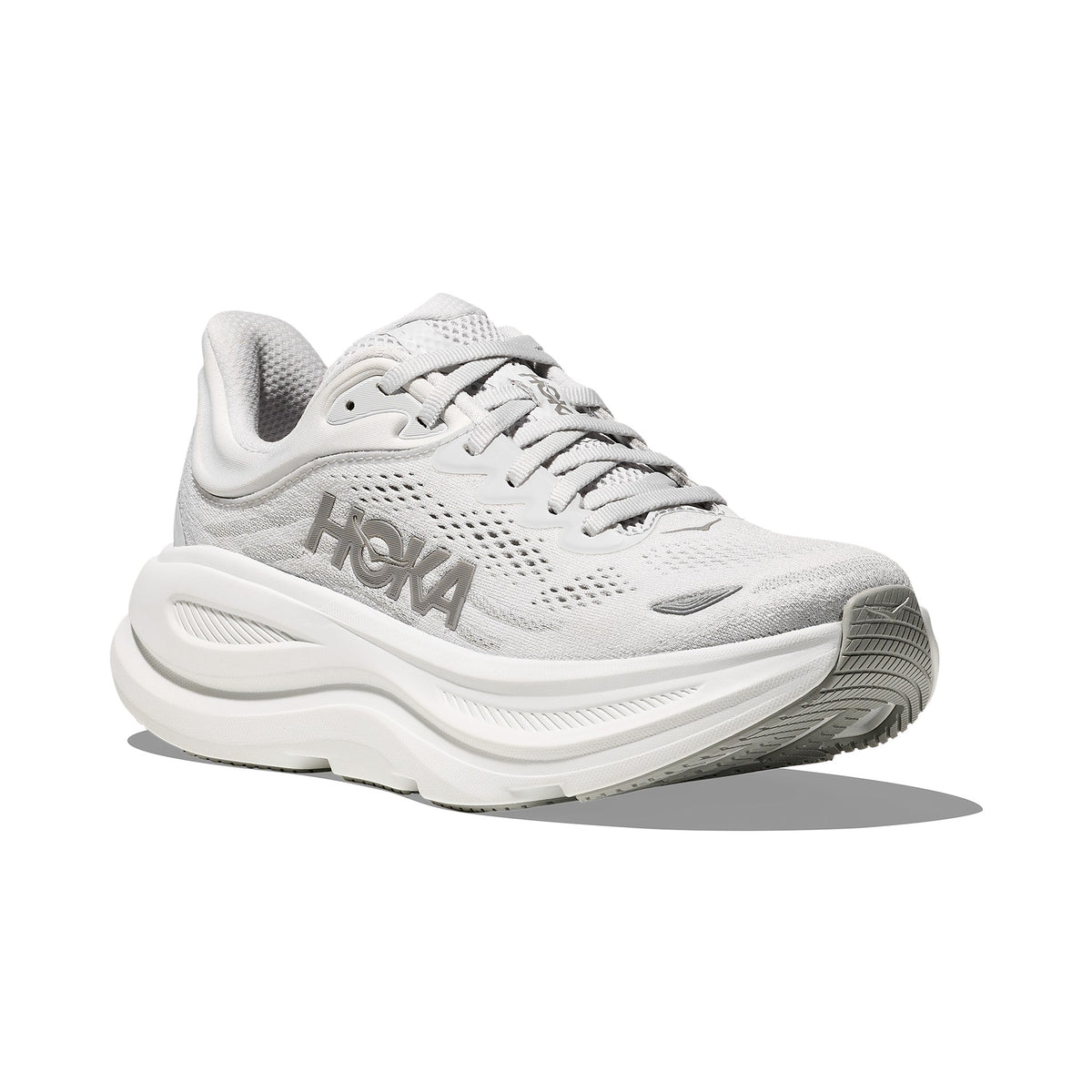 Women's HOKA Bondi 9 Stardust-Silver running shoe