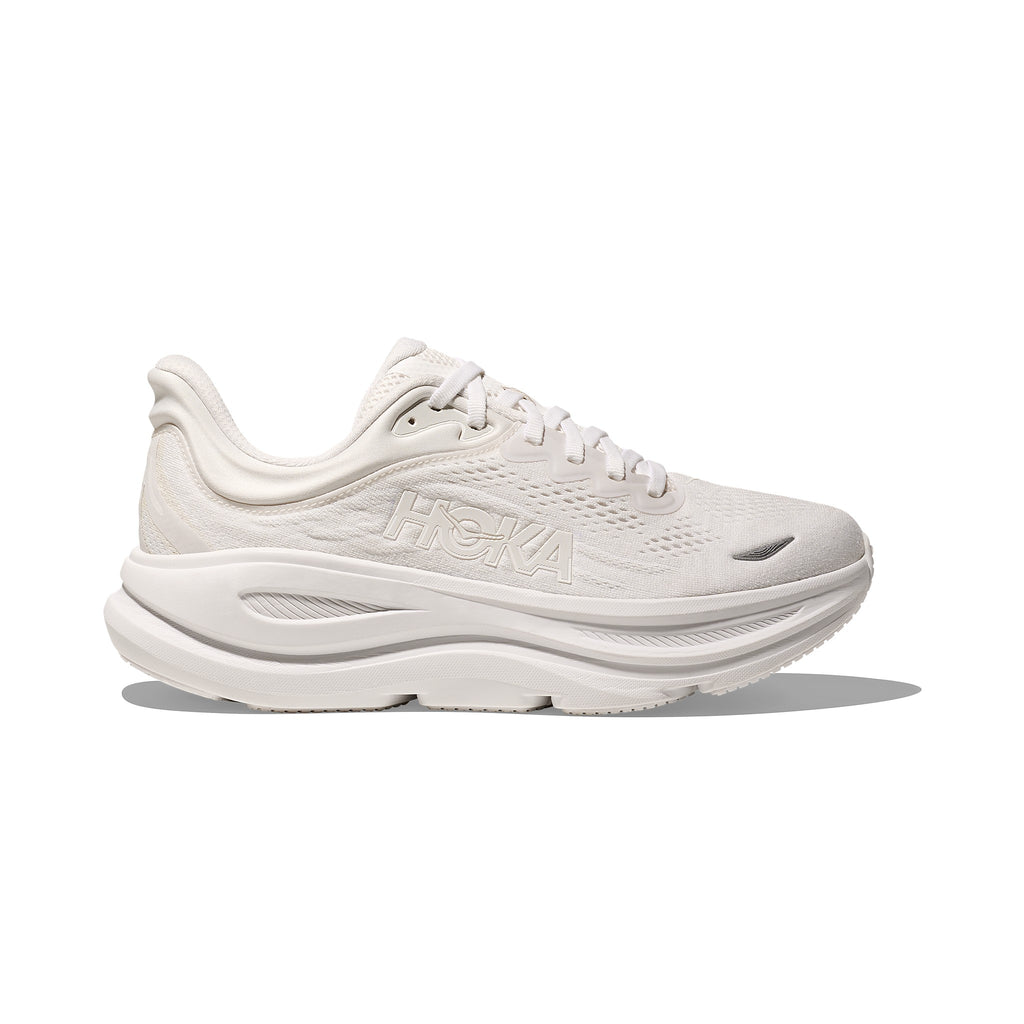 Women's HOKA Bondi 9 White-White running shoe