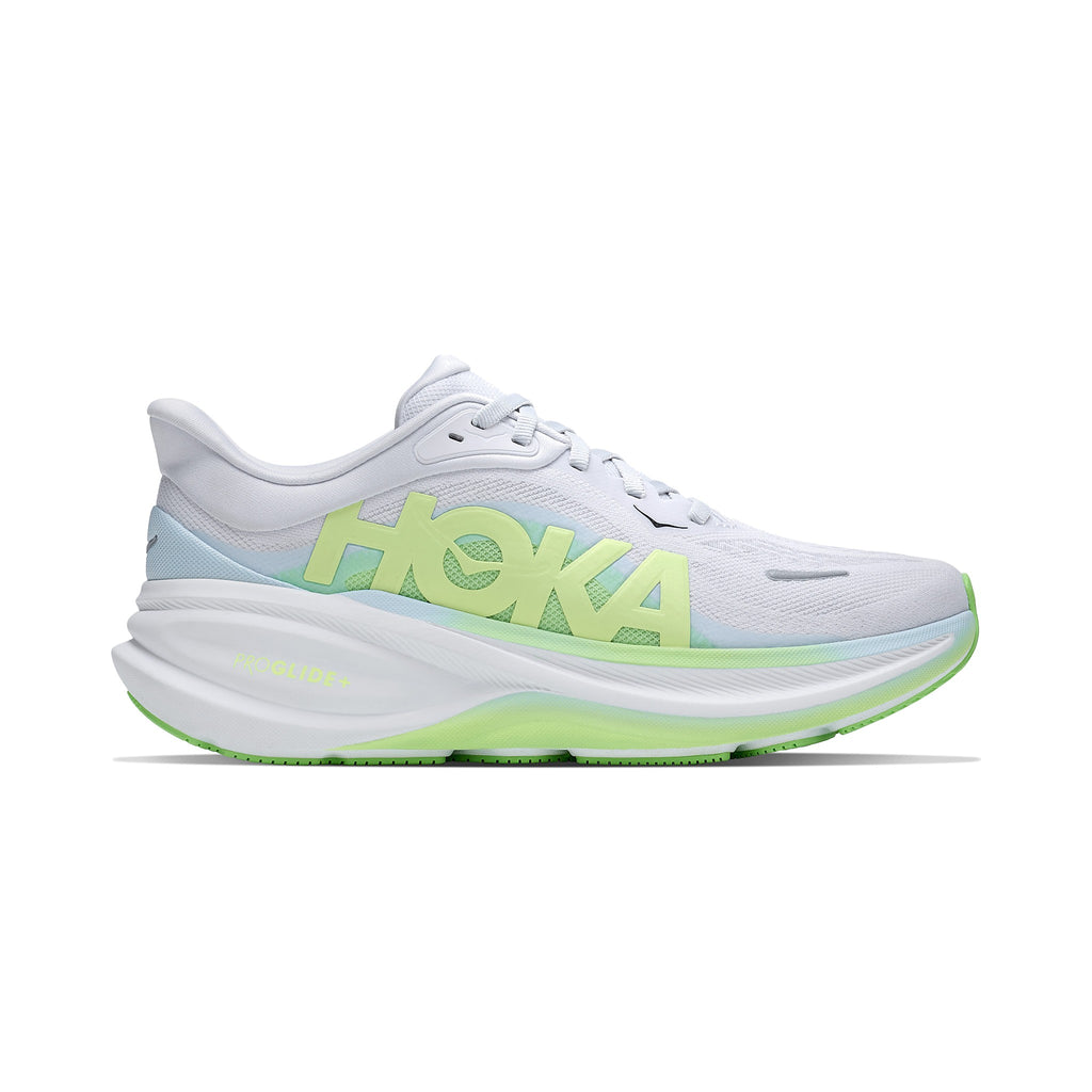 Women's HOKA Clifton PRO cosmic grey - neon yuzu running shoe