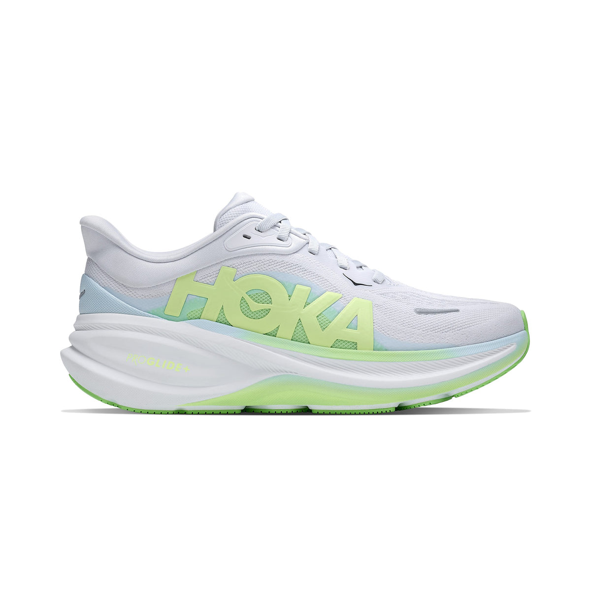 Women's HOKA Clifton PRO cosmic grey - neon yuzu running shoe