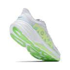 Women's HOKA Clifton PRO cosmic grey - neon yuzu running shoe