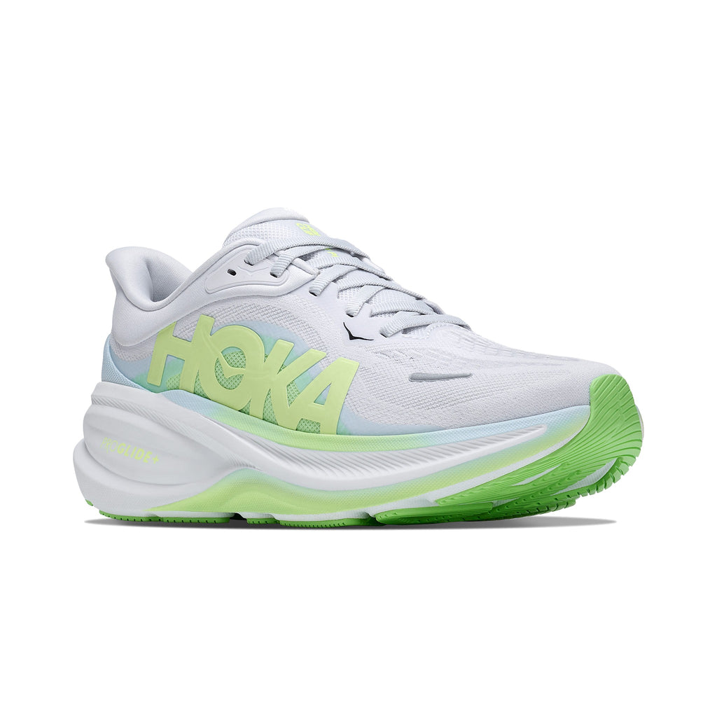 Women's HOKA Clifton PRO cosmic grey - neon yuzu running shoe