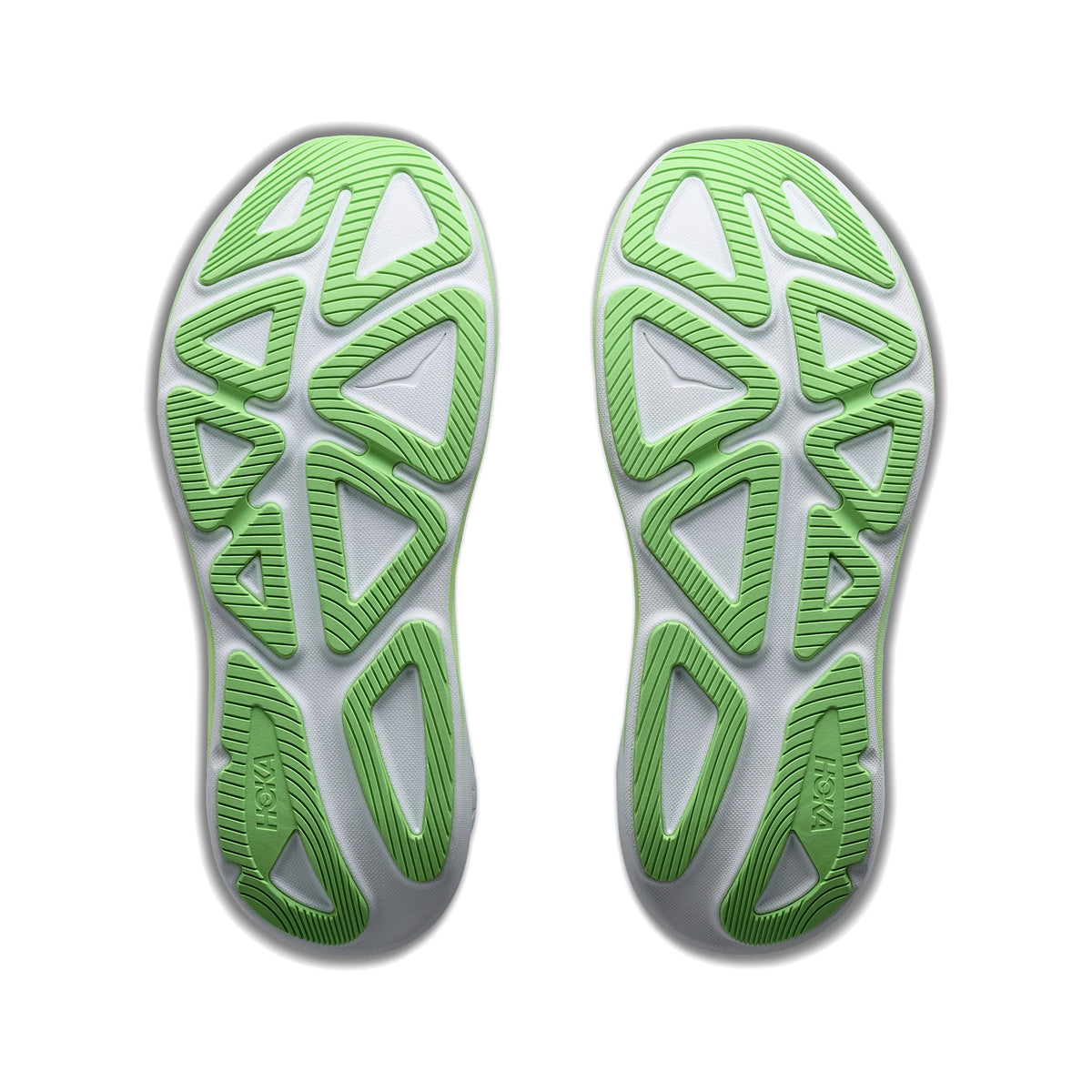 Women's HOKA Clifton PRO cosmic grey - neon yuzu running shoe