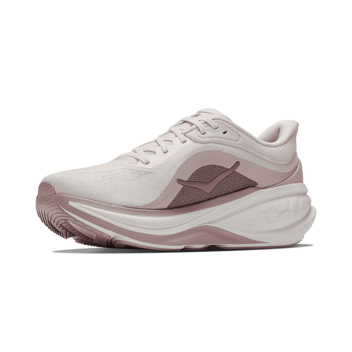 Women's HOKA Clifton PRO GLM ALABASTER - PINK OPAL running shoe
