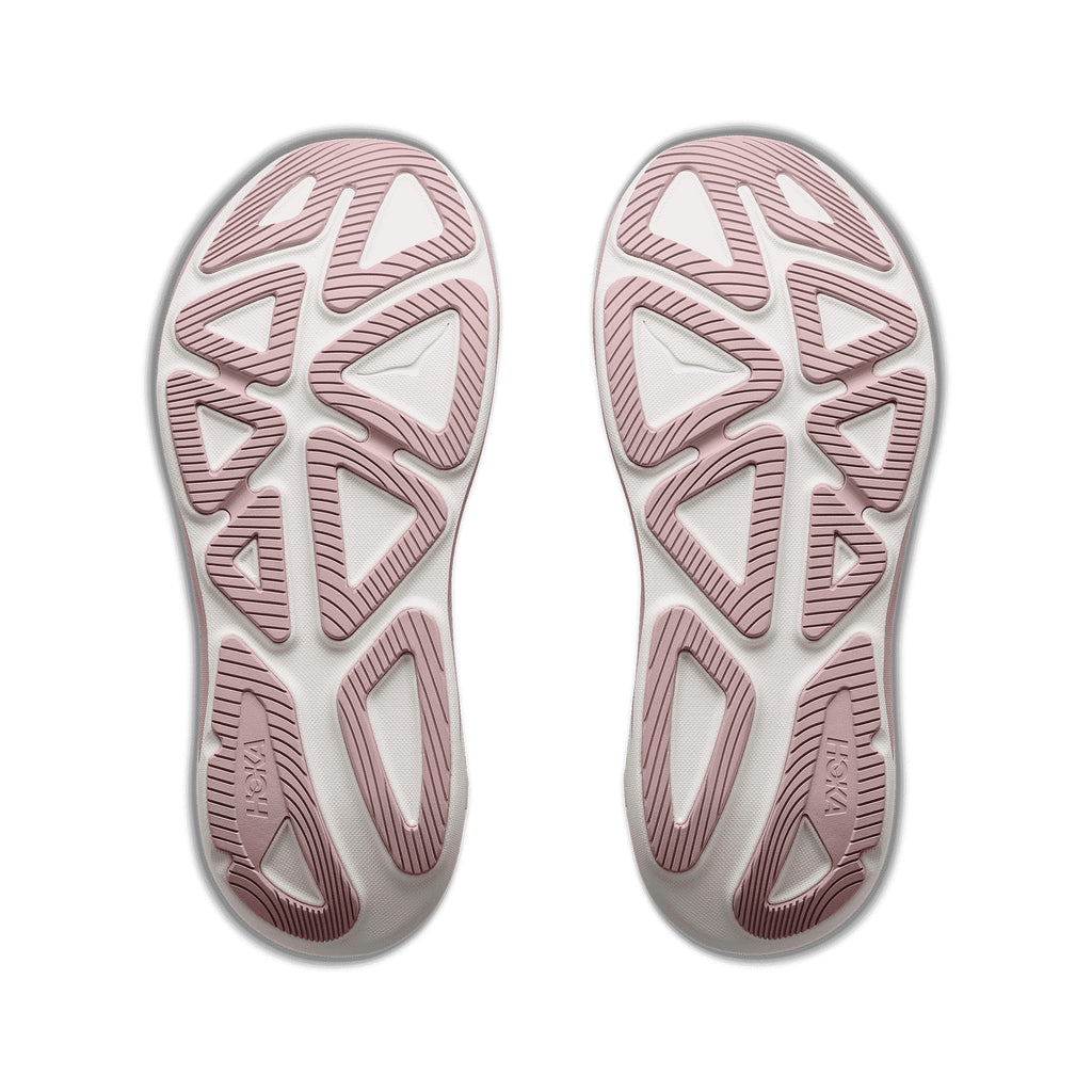 Women's HOKA Clifton PRO GLM ALABASTER - PINK OPAL running shoe