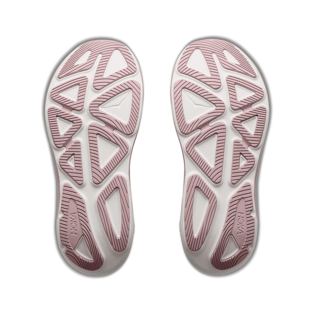 Women's HOKA Clifton PRO GLM ALABASTER - PINK OPAL running shoe