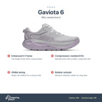 Women's HOKA Gaviota 6 STARDUST - MELLOW LILAC features