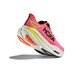 Women's HOKA Mach X 3 neon rose - neon tangerine running shoe