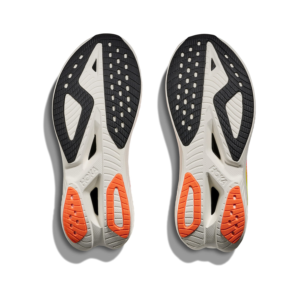Women's HOKA Mach X 3 neon rose - neon tangerine running shoe
