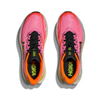 Women's HOKA Mach X 3 neon rose - neon tangerine running shoe