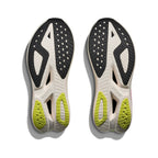 Women's HOKA Mach X 3 white - neon lime running shoe