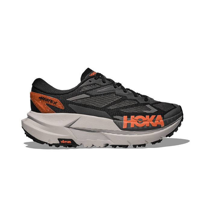 Women's - HOKA Mafate X - Black / Stucco