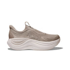 Women's HOKA Skyward Laceless Putty-White running shoe