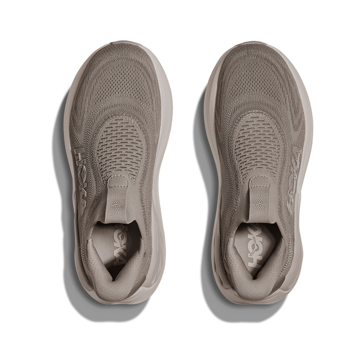 Women's HOKA Skyward Laceless Putty-White running shoe