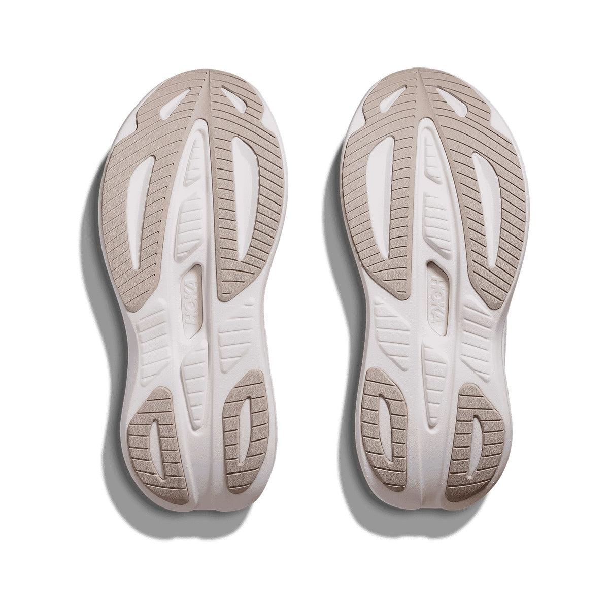 Women's HOKA Skyward Laceless Putty-White running shoe