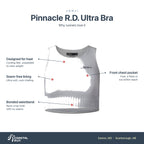 Women's Janji Pinnacle R.D. Ultra Bra Arctic features
