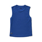 Women's Janji Repeat Merino Muscle Tank Sapphire