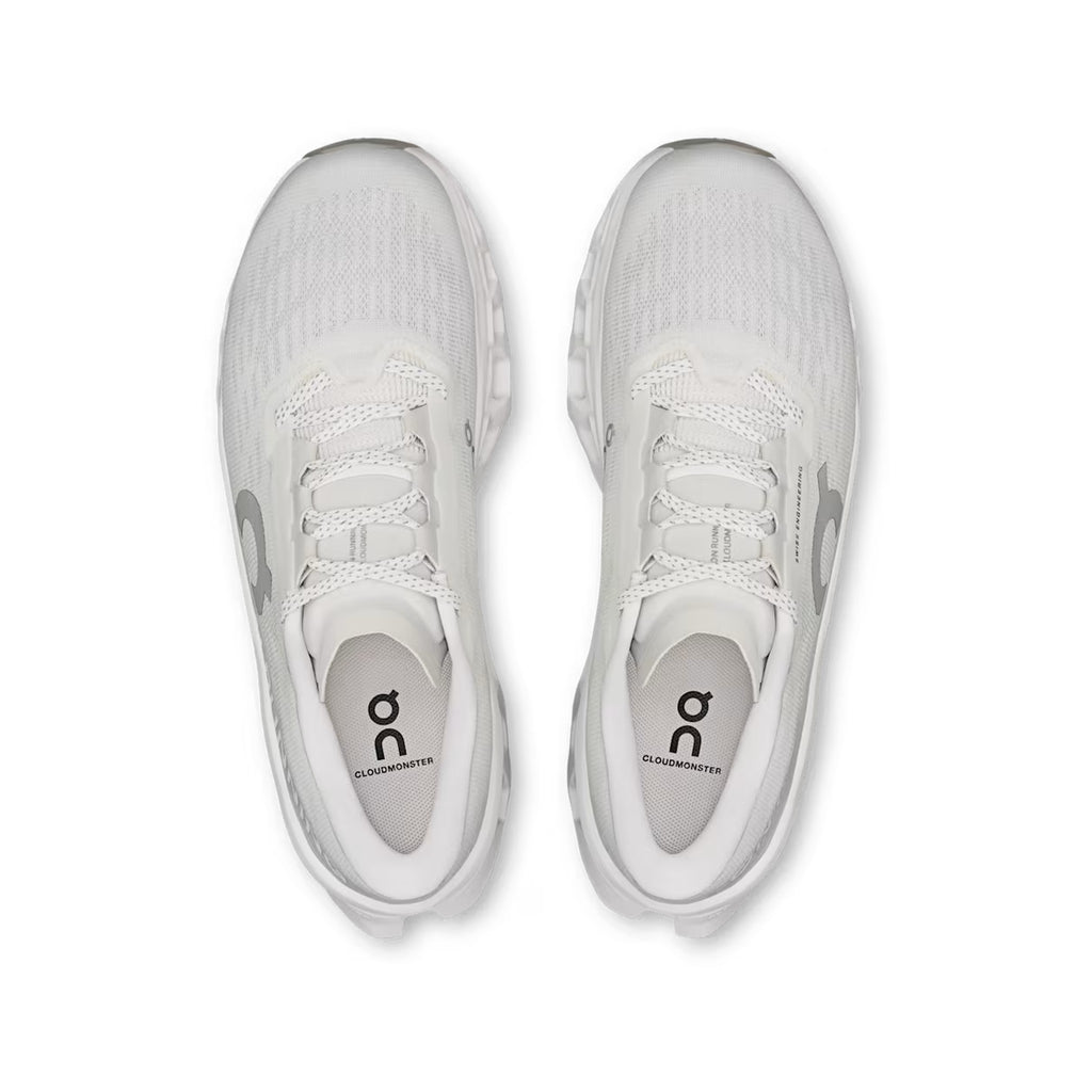 Women's On Cloudmonster 3 White-Wolf running shoe