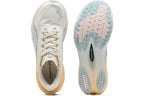 Women's - Puma Deviate Nitro 4 - Warm White/Lucite/Vapor Gray