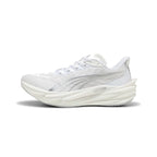 Women's PUMA Deviate Nitro 4 Warm White-Lucite-Vapor Gray running shoe
