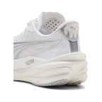 Women's PUMA Deviate Nitro 4 Warm White-Lucite-Vapor Gray running shoe