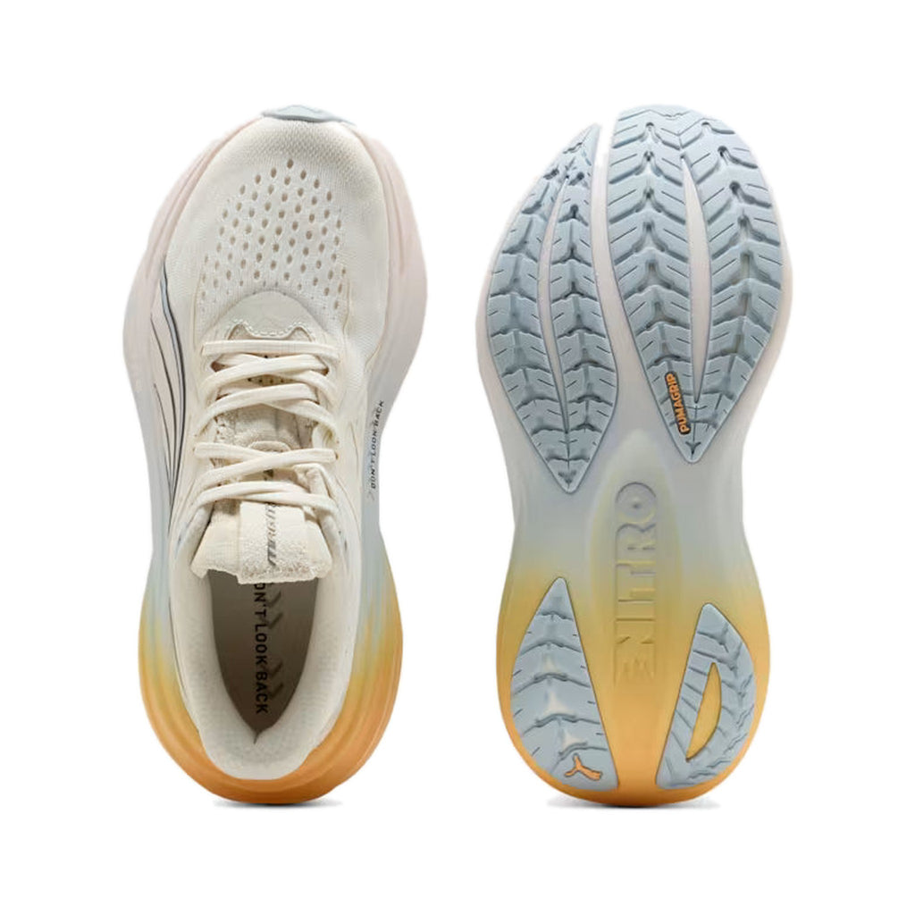 Women's PUMA MagMax Nitro 2 Warm White - Lucite running shoe