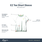 Women's Rabbit EZ Tee SS Iceberg Green features