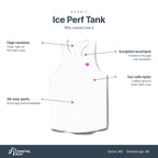 Women's Rabbit Ice Perf Tank Top Pastel Purple features