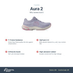 Women's Topo Aura 2 Purple-White features