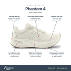Women's Topo Phantom 4 Salt-Natural features